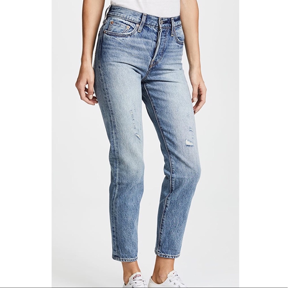 Levi's White Oak Cone Denim Wedgie Icon Foothills Button Fly High Rise Jeans